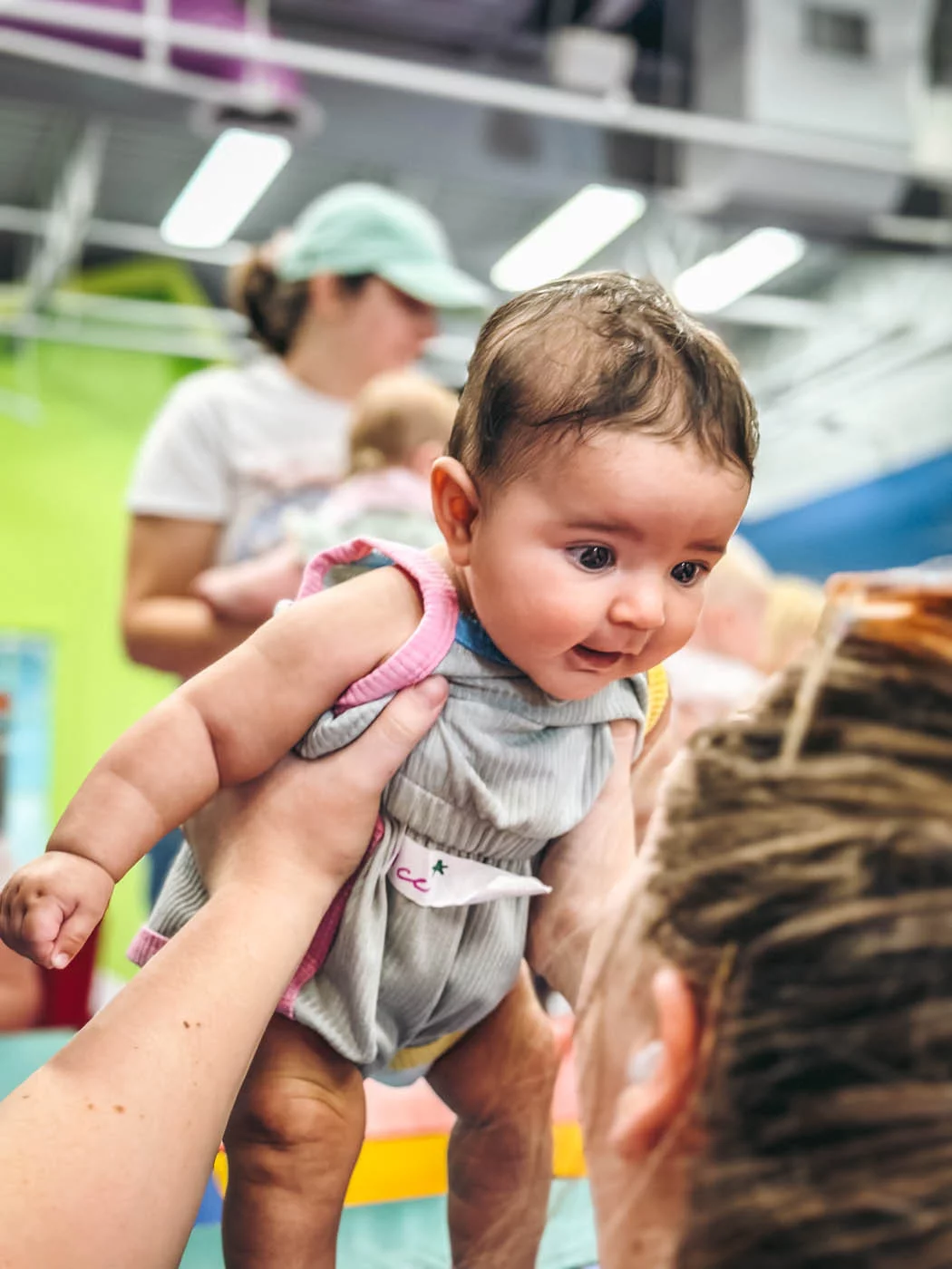 Kids playing at Romp n' Roll gym, contact us today for your toddler activities in your local area.