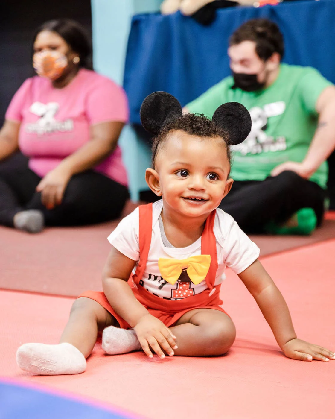 A birthday boy at Romp n' Roll - join our indoor playground franchise.